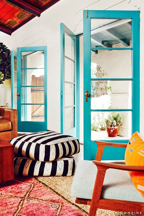 esquadria porta colorida decoreba-design